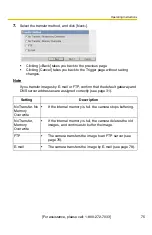 Preview for 75 page of Panasonic BL-C1A - Network Camera Operating Instructions Manual