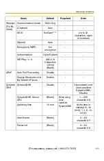 Preview for 111 page of Panasonic BL-C1A - Network Camera Operating Instructions Manual