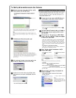 Preview for 3 page of Panasonic BL-C30A - Wireless 802.11 b/g Network Camera Getting Started