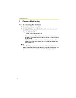 Preview for 8 page of Panasonic BL-C30A - Wireless 802.11 b/g Network Camera Operating Instructions Manual