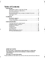 Preview for 2 page of Panasonic BL-PA300KTA - High Definition Power Line Communication Ethernet Adaptor Twin Operating Instructions Manual