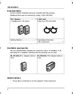 Preview for 4 page of Panasonic BL-PA300KTA - High Definition Power Line Communication Ethernet Adaptor Twin Operating Instructions Manual