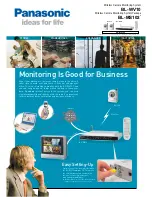 Preview for 1 page of Panasonic BL-WV10 Brochure & Specs