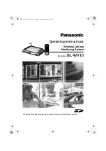 Предварительный просмотр 1 страницы Panasonic BL-WV10 Operating Instructions Manual