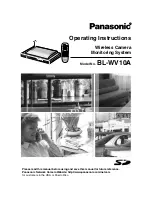 Предварительный просмотр 1 страницы Panasonic BL-WV10A Operating Instructions Manual