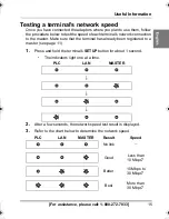 Preview for 15 page of Panasonic BLPA300A - HD-PLC ETHERNET ADAPTOR Operating Instructions Manual