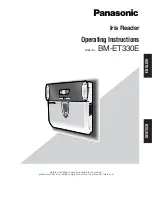 Panasonic BM-ET330 Operating Instructions Manual preview