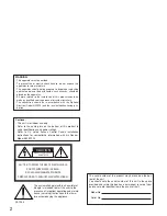 Preview for 2 page of Panasonic BMET200 - IRIS RECOGNITION Operating Instructions Manual