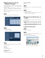 Preview for 37 page of Panasonic BMET200 - IRIS RECOGNITION Operating Instructions Manual