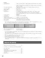 Preview for 84 page of Panasonic BMET200 - IRIS RECOGNITION Operating Instructions Manual