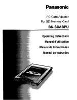 Preview for 1 page of Panasonic BN-SDABPU Operating Instructions Manual