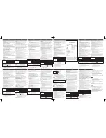 Preview for 2 page of Panasonic BQ-CC50E Operating Instructions Manual