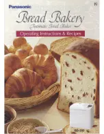 Предварительный просмотр 1 страницы Panasonic Bread Bakery SD-200 Operating Instructions & Recipes