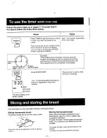 Preview for 11 page of Panasonic Bread Bakery SD-200 Operating Instructions & Recipes