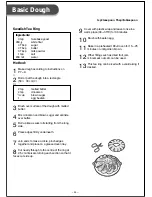 Предварительный просмотр 30 страницы Panasonic Bread Bakery SD-250 Operating Instructions And Recipes