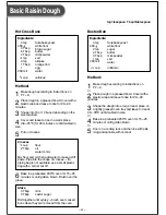 Предварительный просмотр 34 страницы Panasonic Bread Bakery SD-250 Operating Instructions And Recipes