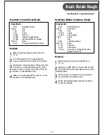 Предварительный просмотр 35 страницы Panasonic Bread Bakery SD-250 Operating Instructions And Recipes