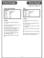 Предварительный просмотр 39 страницы Panasonic Bread Bakery SD-250 Operating Instructions And Recipes