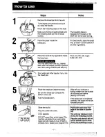 Preview for 8 page of Panasonic Bread Bakery SD-251 Operating Instructions & Recipes