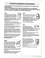 Preview for 18 page of Panasonic Bread Bakery SD-251 Operating Instructions & Recipes