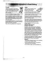 Preview for 19 page of Panasonic Bread Bakery SD-251 Operating Instructions & Recipes