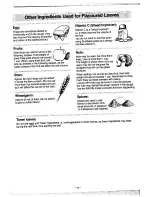 Preview for 20 page of Panasonic Bread Bakery SD-251 Operating Instructions & Recipes