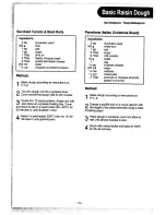 Preview for 35 page of Panasonic Bread Bakery SD-251 Operating Instructions & Recipes