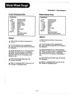 Preview for 36 page of Panasonic Bread Bakery SD-251 Operating Instructions & Recipes