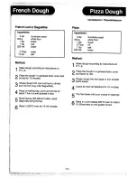 Preview for 39 page of Panasonic Bread Bakery SD-251 Operating Instructions & Recipes