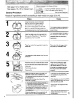 Preview for 10 page of Panasonic Bread Bakery SD-253 Operating Instructions & Recipes