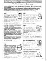 Preview for 19 page of Panasonic Bread Bakery SD-253 Operating Instructions & Recipes