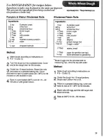 Preview for 39 page of Panasonic Bread Bakery SD-253 Operating Instructions & Recipes