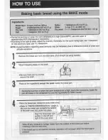 Предварительный просмотр 6 страницы Panasonic Bread Bakery SD-BT51P Operating Instructions Manual