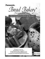 Предварительный просмотр 1 страницы Panasonic Bread Bakery SD-YD150 Operating Instructions & Recipes