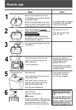 Предварительный просмотр 8 страницы Panasonic Bread Bakery SD-YD250 Instructions And Recipes Manual