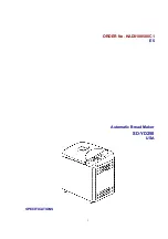 Panasonic Bread Bakery SD-YD250 Manual предпросмотр