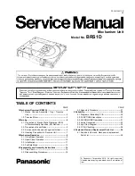 Panasonic BRS1D Service Manual предпросмотр