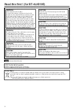 Предварительный просмотр 4 страницы Panasonic BT-4LH310E Operating Instructions Manual