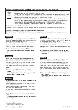 Preview for 76 page of Panasonic BT-4LH310P Operating Instructions Manual