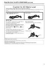 Предварительный просмотр 5 страницы Panasonic BT-L1500E Operating Instructions Manual