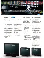 Preview for 3 page of Panasonic BT-LH1710 - Professional - LCD Production Monitor Brochure & Specs