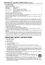 Предварительный просмотр 3 страницы Panasonic BT-LH1710 - Professional - LCD Production Monitor Operating Instructions Manual