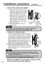 Предварительный просмотр 12 страницы Panasonic BT-LH1760 Installation Instructions Manual