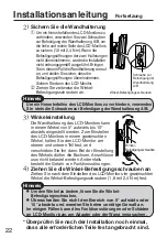 Предварительный просмотр 22 страницы Panasonic BT-LH1760 Installation Instructions Manual