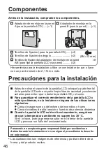 Предварительный просмотр 46 страницы Panasonic BT-LH1760 Installation Instructions Manual