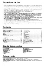 Preview for 6 page of Panasonic BT-LH1760W Operating Instructions Manual