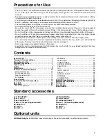 Preview for 7 page of Panasonic BT-LH2550 Operating Instructions Manual