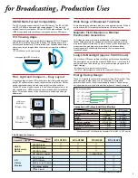 Preview for 3 page of Panasonic BT-LH900 Brochure & Specs