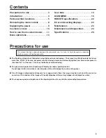 Preview for 3 page of Panasonic BT-LH900 Operating Instructions Manual