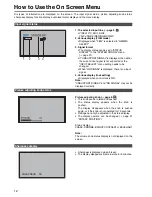 Preview for 2 page of Panasonic BT-LT2600 Menu Information